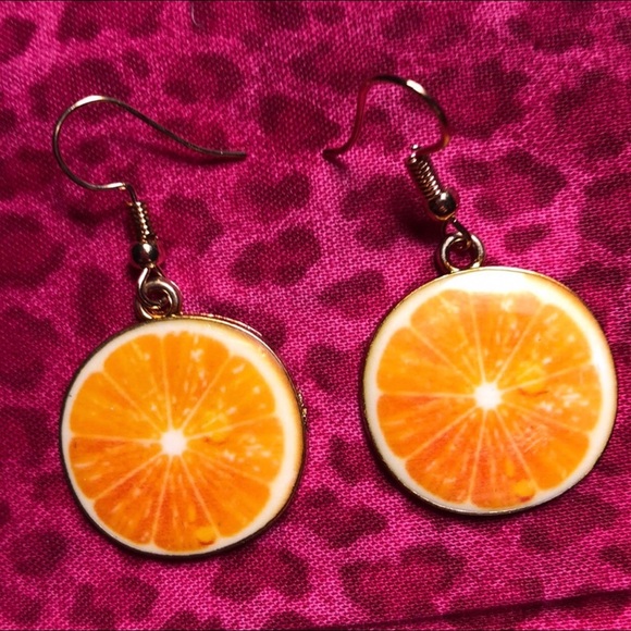 Jewelry - Orange Slice Earrings